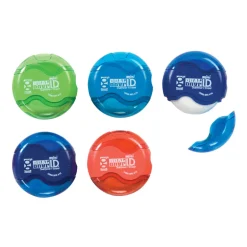 Mini Dual ID Pencil Sharpeners and Erasers - 24 per box