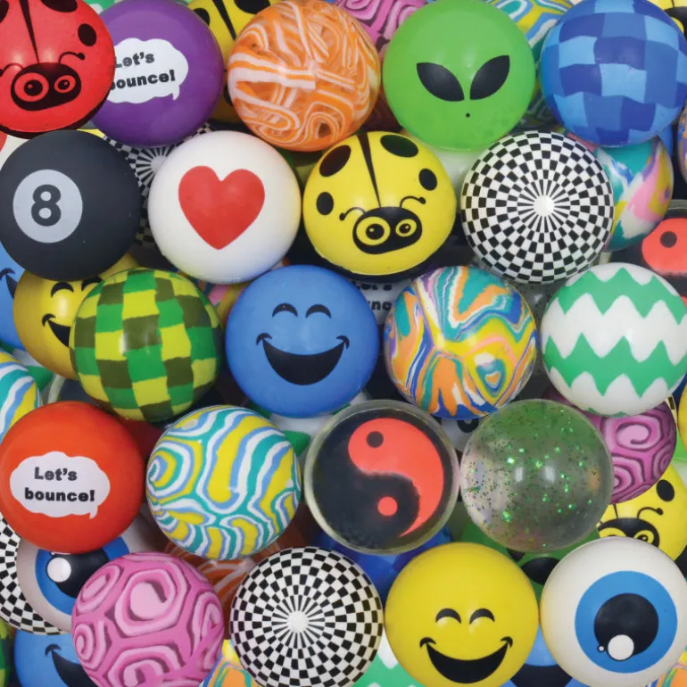 45mm Premium Hi Bounce Ball Mix - 50 per bag