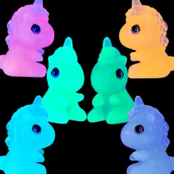 Neon Sitting Unicorn Figures - 100 per bag