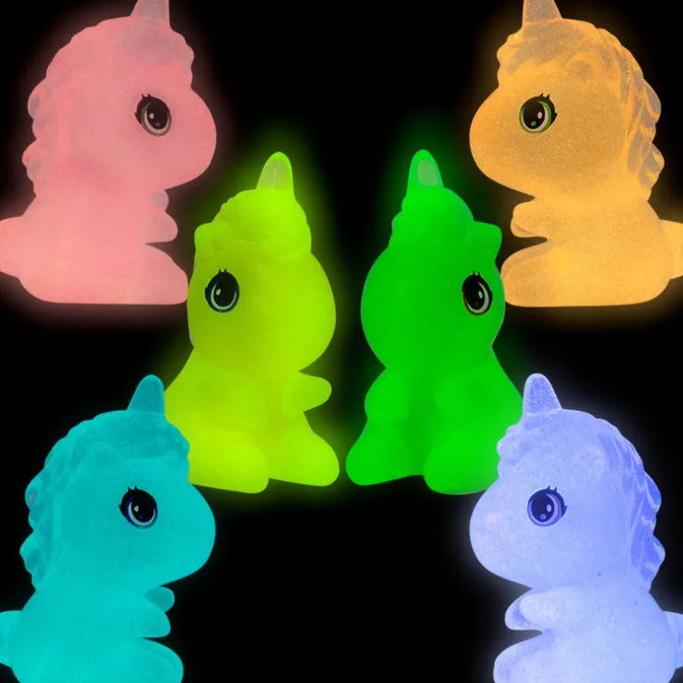 Neon Sitting Unicorn Figures - 100 per bag