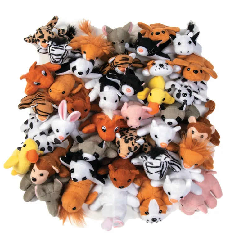 Plush Animal Assortment - 50 per bag