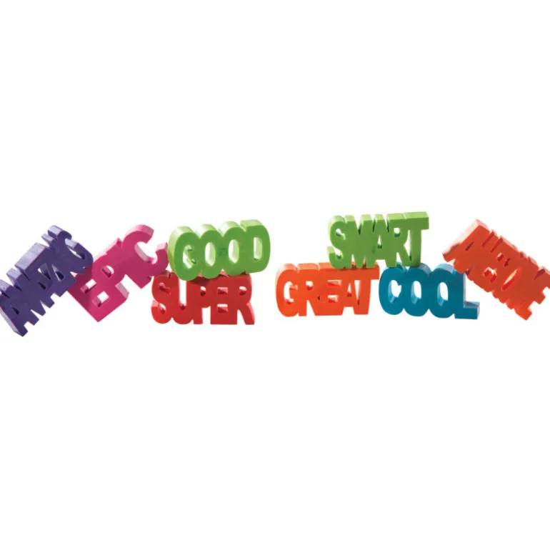 Positive Attitude Erasers - 24 per bag