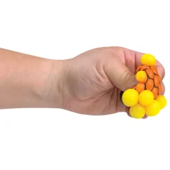 Rainbow Mesh Squeeze Balls - 24 per display