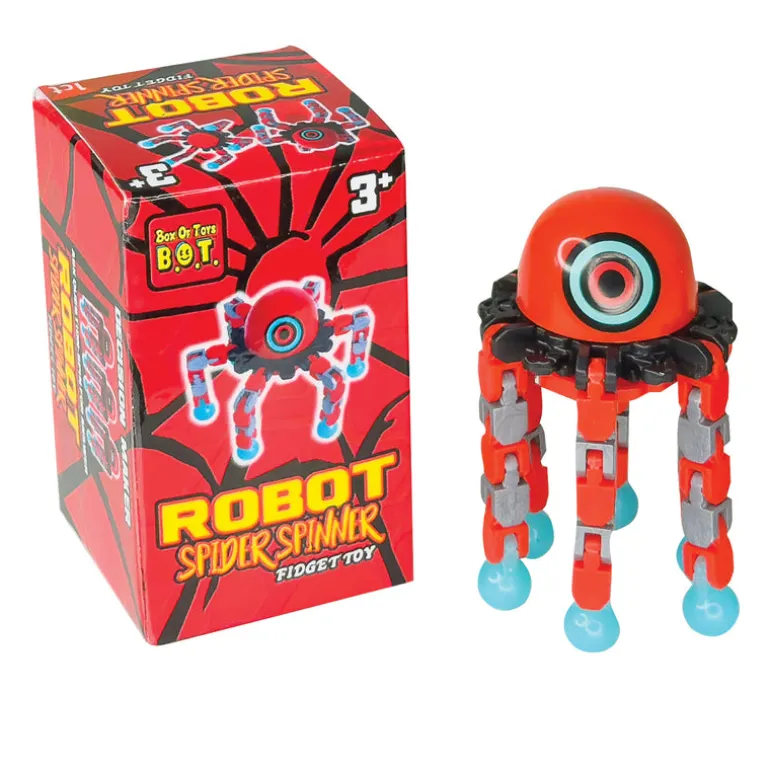 Robot Spider Spinning Fidget Toys - 12 per display