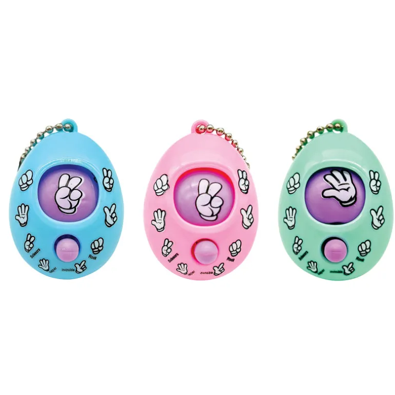 Rock, Paper, Scissors Dynamite Keychain - 24 per bag