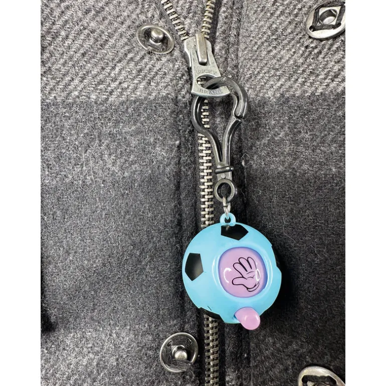 Rock, Paper, Scissors, Dynamite Soccer Ball Keychain - 24 per bag