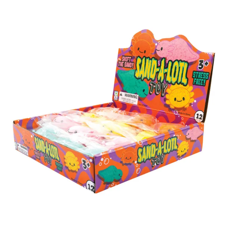 Sand-A-Lotl Toys - 12 per bag