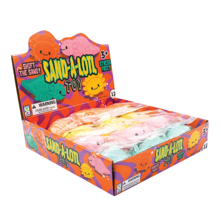 Sand-A-Lotl Toys - 12 per bag