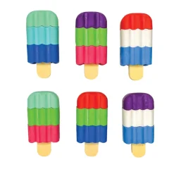Scented 3D Ice Cream Bar Erasers - 48 per bag
