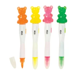 Scented Gummy Bear Light-Up Highlighters - 24 per display
