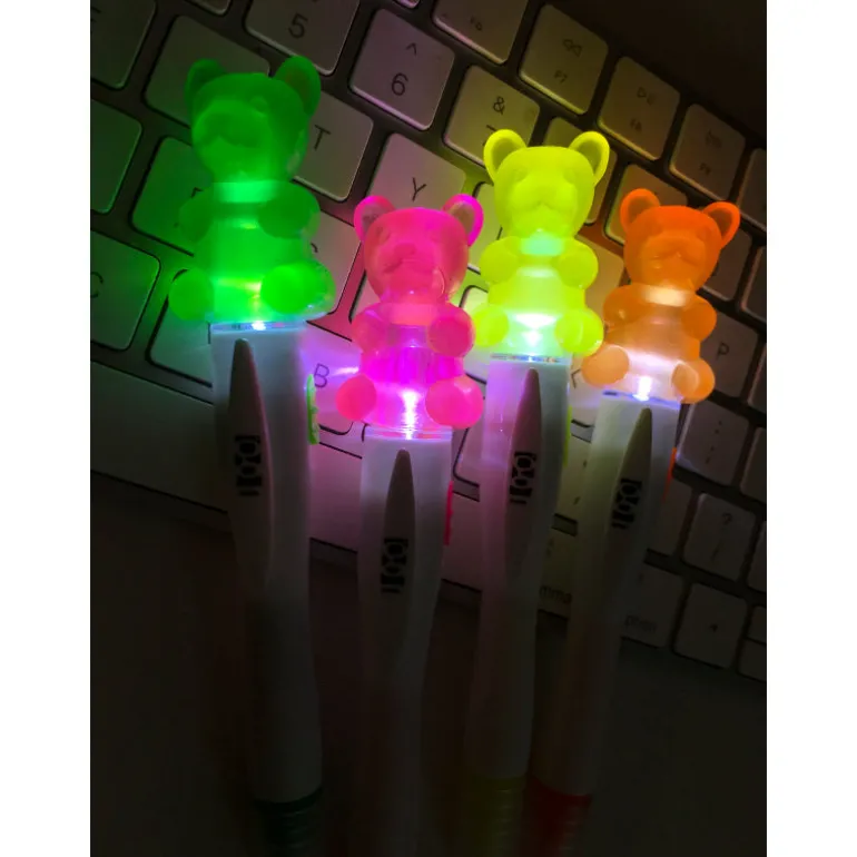 Scented Gummy Bear Light-Up Highlighters - 24 per display