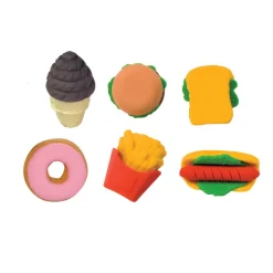 Snack Attack 3D Scented Eraser Display - 36 per display