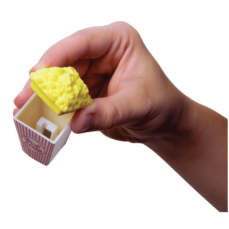 Snack Attack Scented Pencil Sharpeners and Erasers - 24 per box