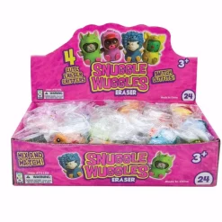 Snuggle Wuggles Erasers - 24 per display