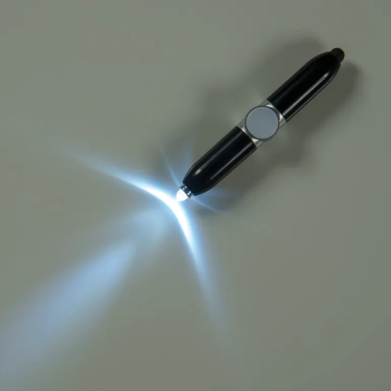 Spinning Pens with Lights - 12 per tub