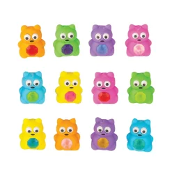 Squishy Birthstone Bear Eraser Friends - 36 per display