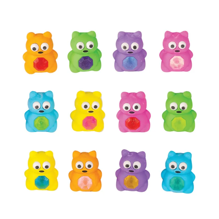Squishy Birthstone Bear Eraser Friends - 36 per display