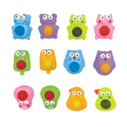 Squishy Eraser Friends - 36 per display