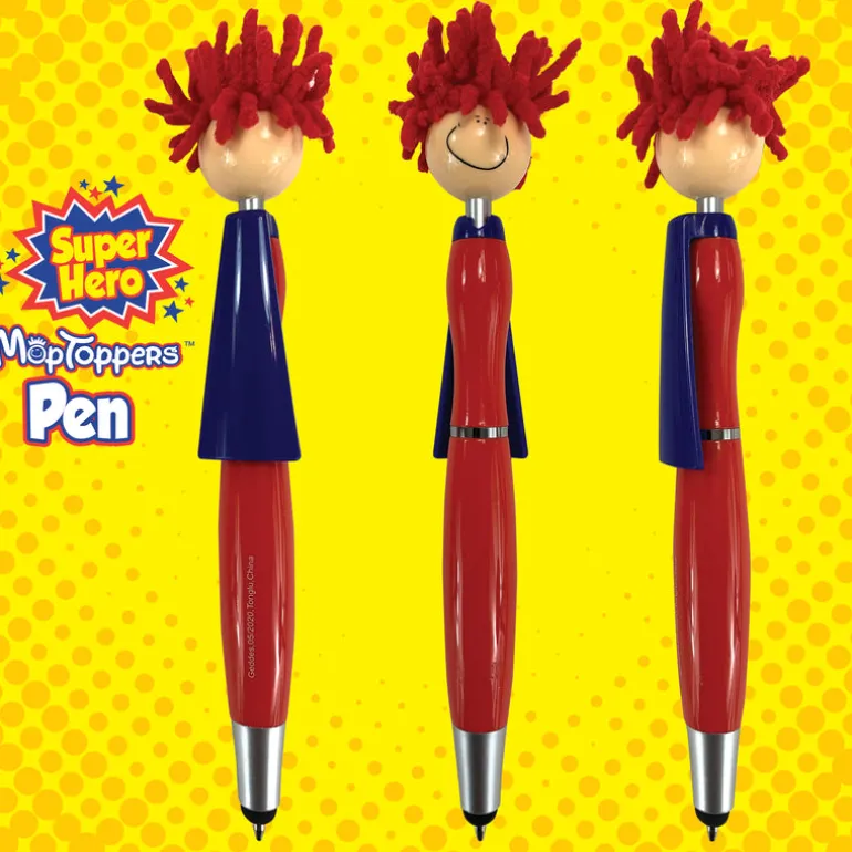 Super Hero MopToppers™ Stylus Pens - 18 per tub