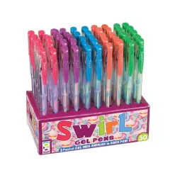 Swirl Gel Pens - 50 per display