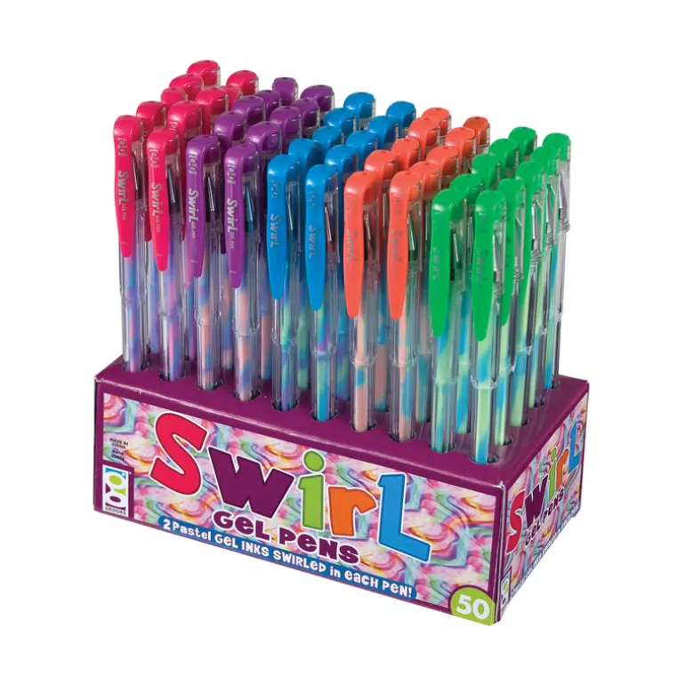 Swirl Gel Pens - 50 per display