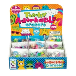 Totally Adorkable Erasers - 144 per bag