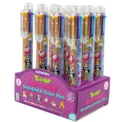 Totally Adorkable Scented 6 Color Pen - 12 per display