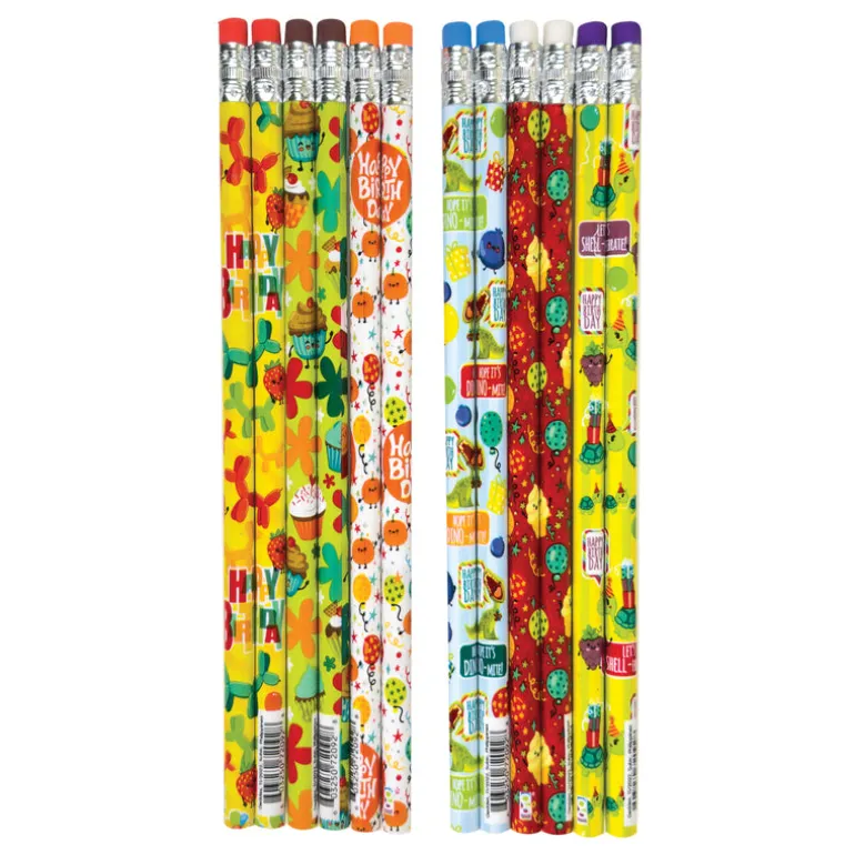Wacky Whiffs Scented Birthday Pencil - 72 per tub
