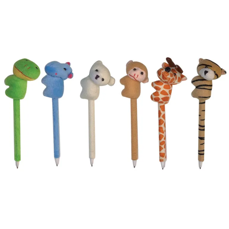 Wild Ones Cuddle Plush Pens - 18 per tub
