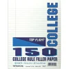 8 x 10.5 Looseleaf Paper Pack - College Rule - 150 sheets per pack