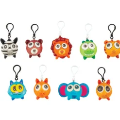 Zoo Animal Squishes Keychain - 24 per bag